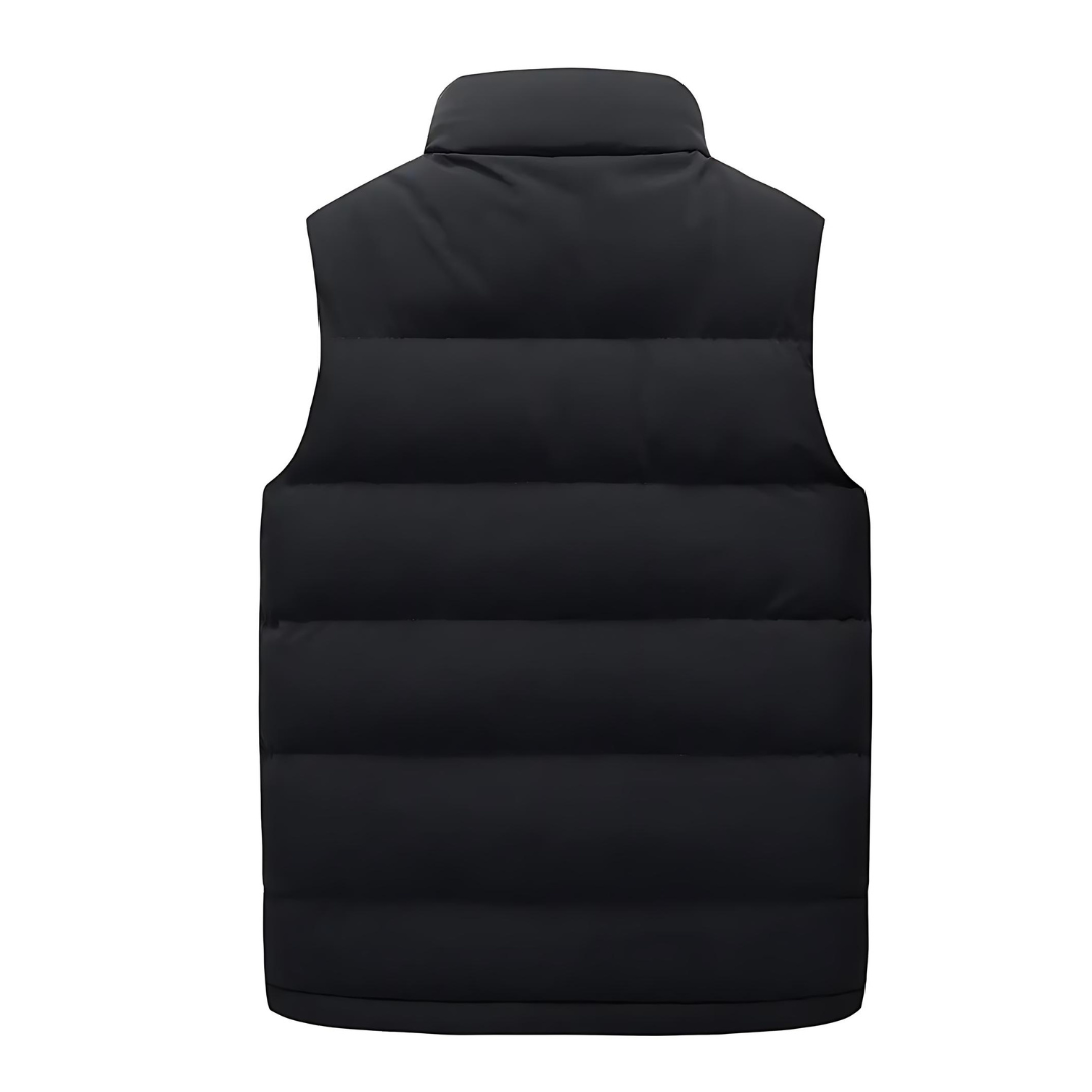 Men's stitched padded puffer vest — additional view