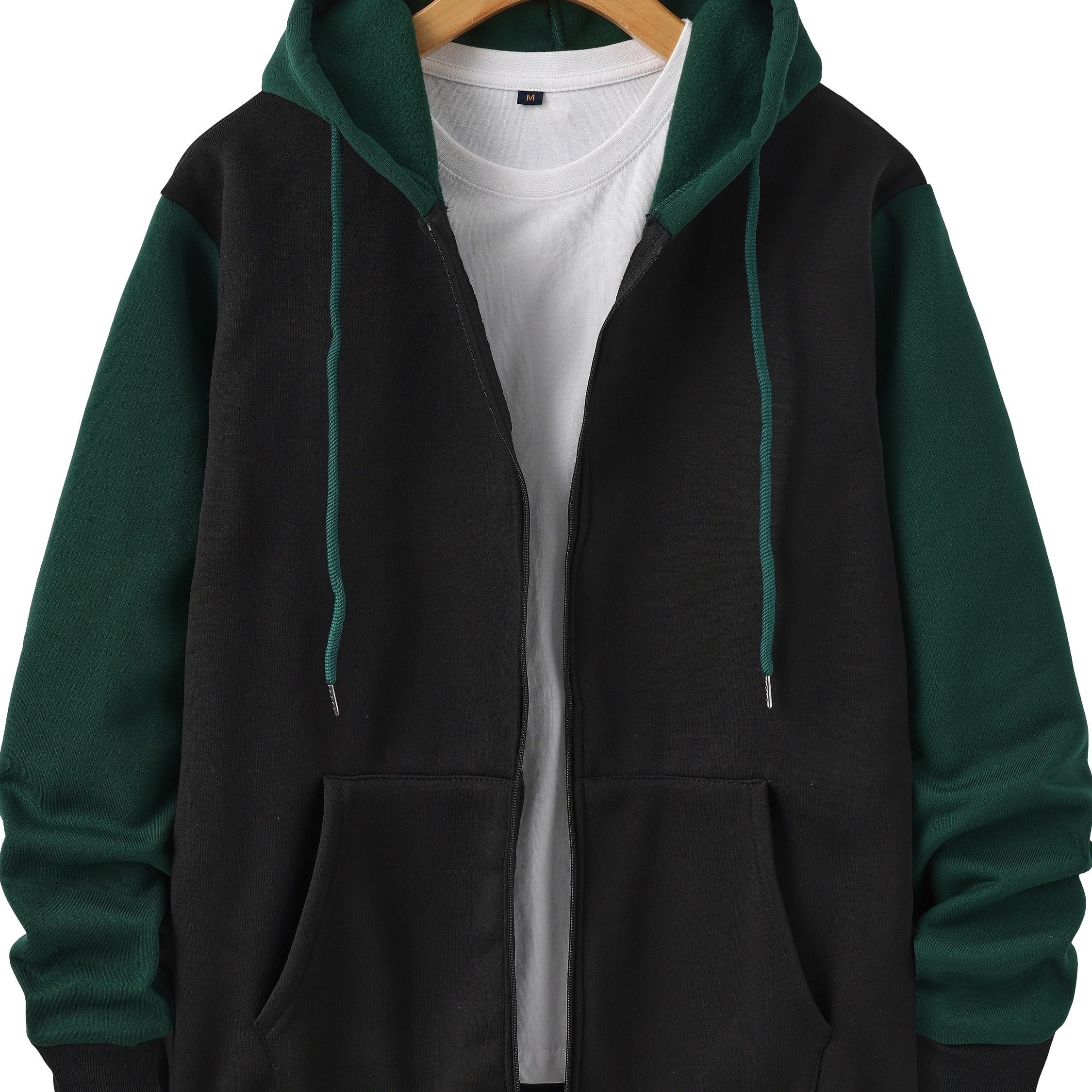 Sinclair | Color Block Zip-Up Hoodie