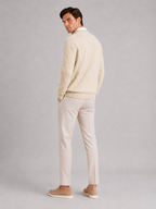Men's cable-knit crew neck pullover — additional view