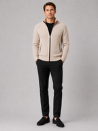 Men's full-zip fleece cardigan — additional view