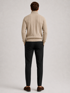 Men's jacquard quarter-zip sweater — additional view