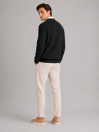 Men's cable-knit crew neck pullover — additional view