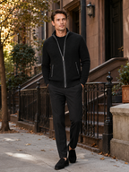 Men's full-zip fleece cardigan — additional view
