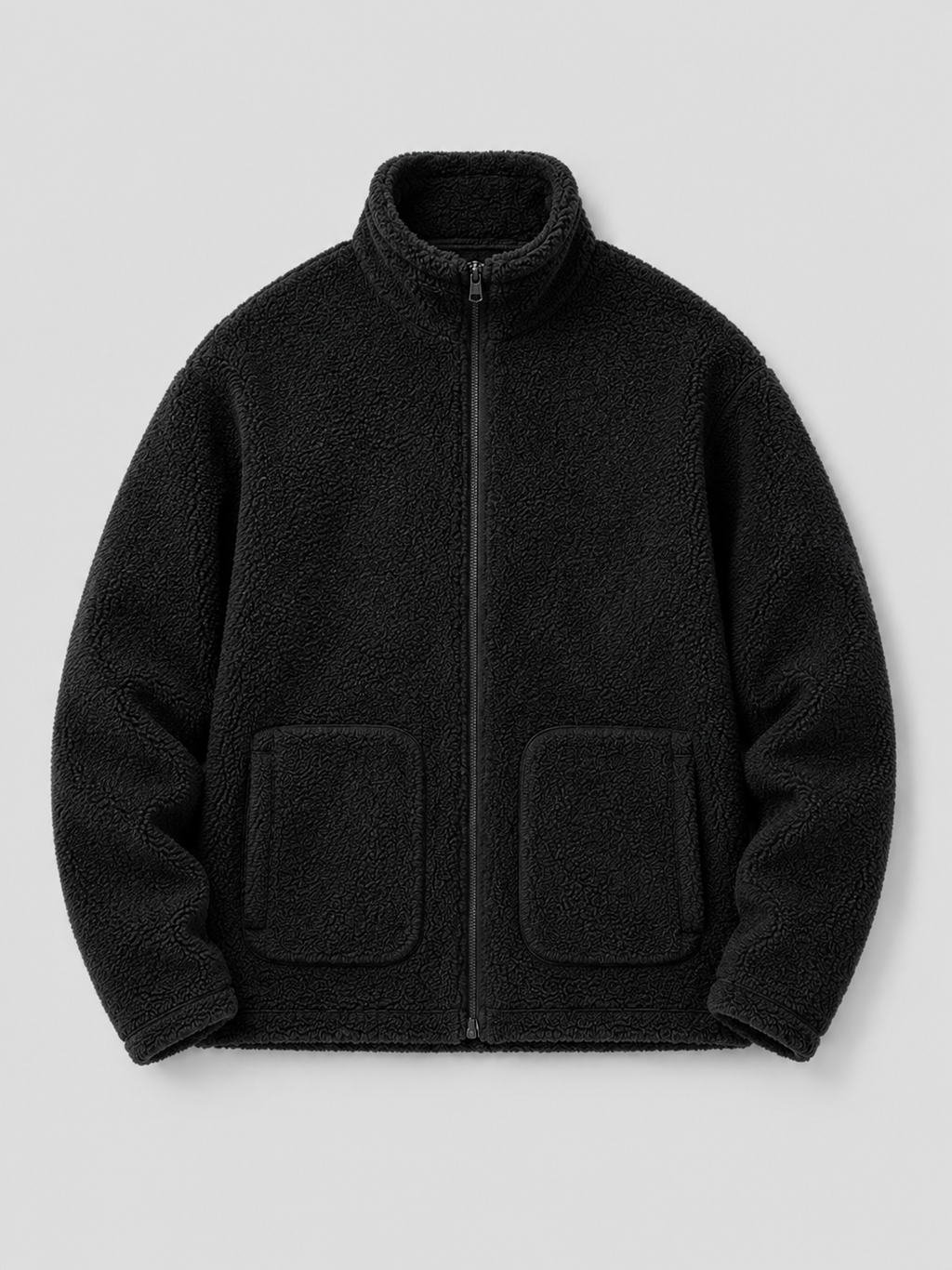 Men's zip-up stand-collar jacket — additional view