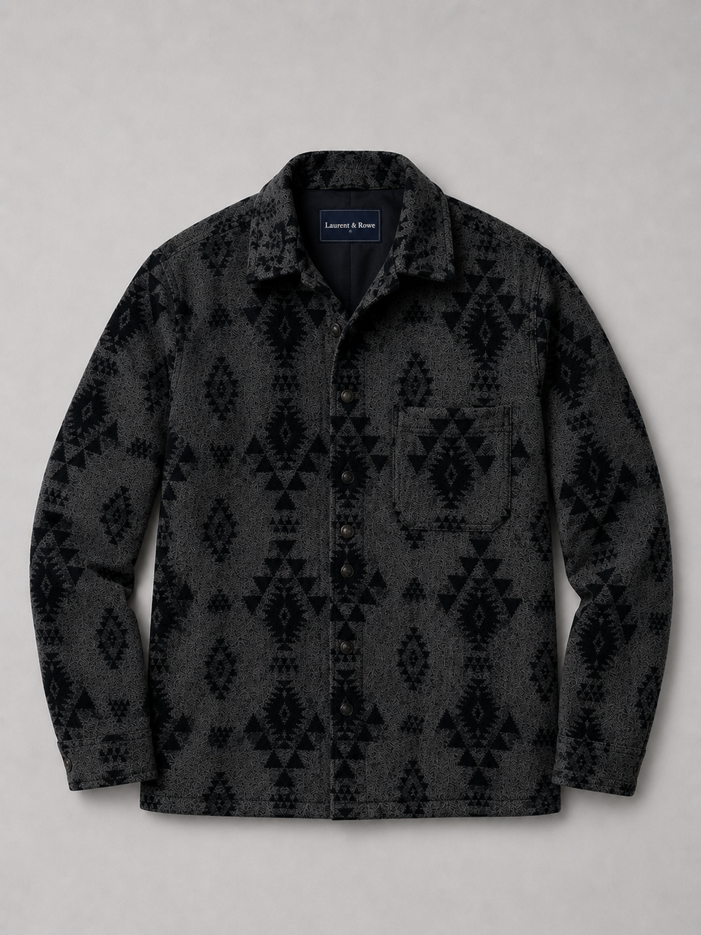 Men's brushed heavyweight flannel shacket — additional view