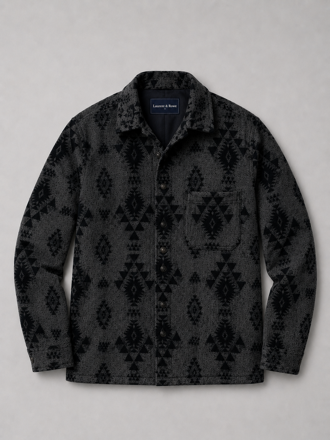 Men's brushed heavyweight flannel shacket — additional view