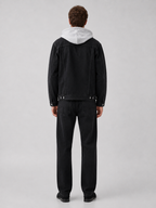 Men's hooded relaxed-fit denim jacket — additional view