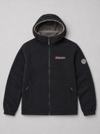 Men's windproof hooded fleece jacket — additional view