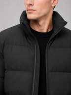Men's thick zip-up puffer jacket — additional view