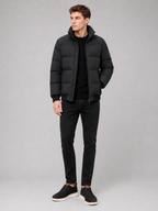 Men's thick zip-up puffer jacket — additional view