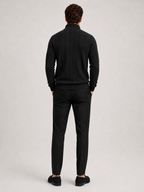 Men's jacquard quarter-zip sweater — additional view