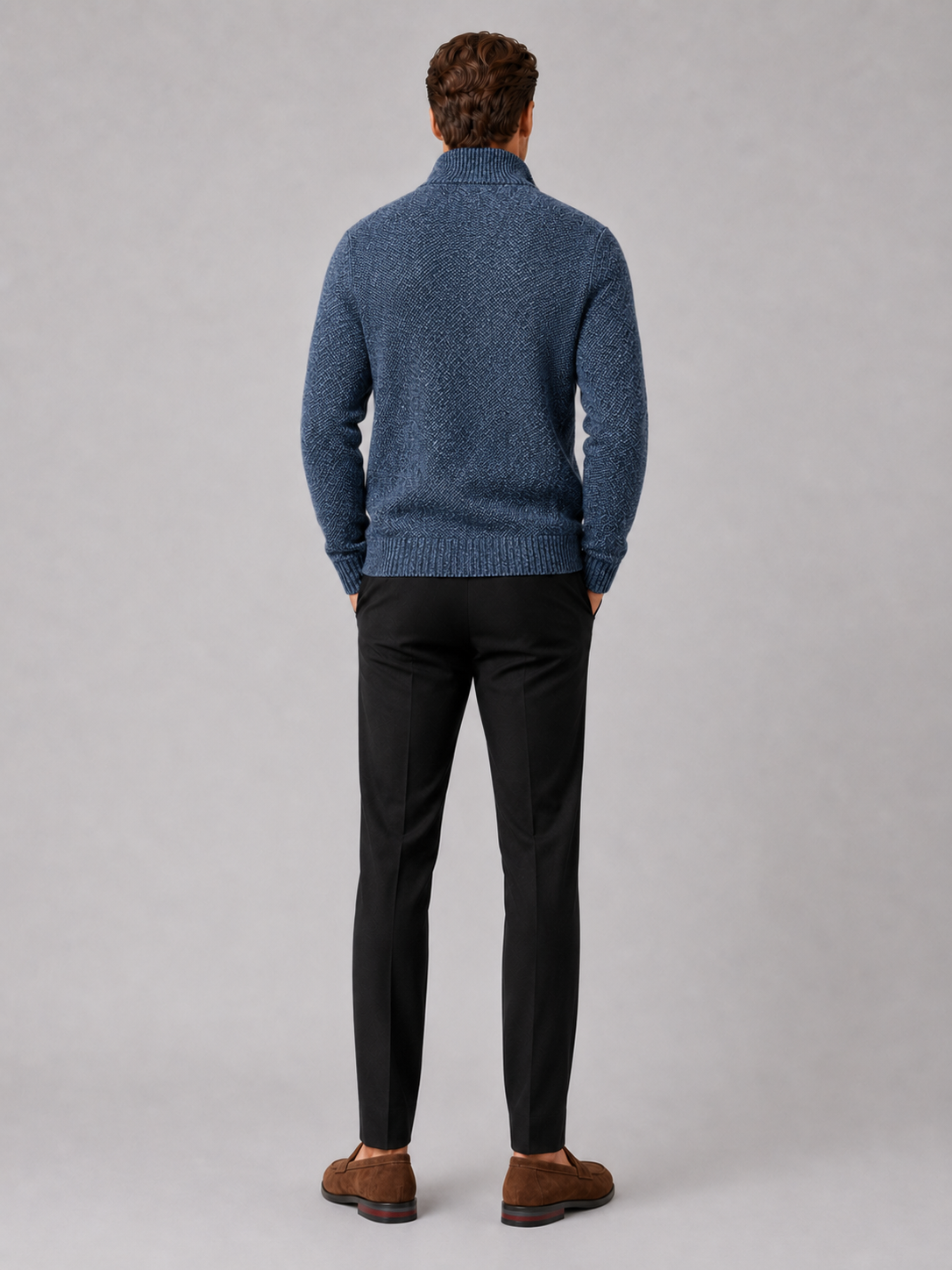Men's full-zip fleece cardigan — additional view