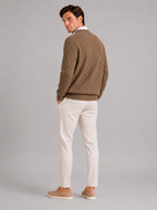 Men's cable-knit crew neck pullover — additional view