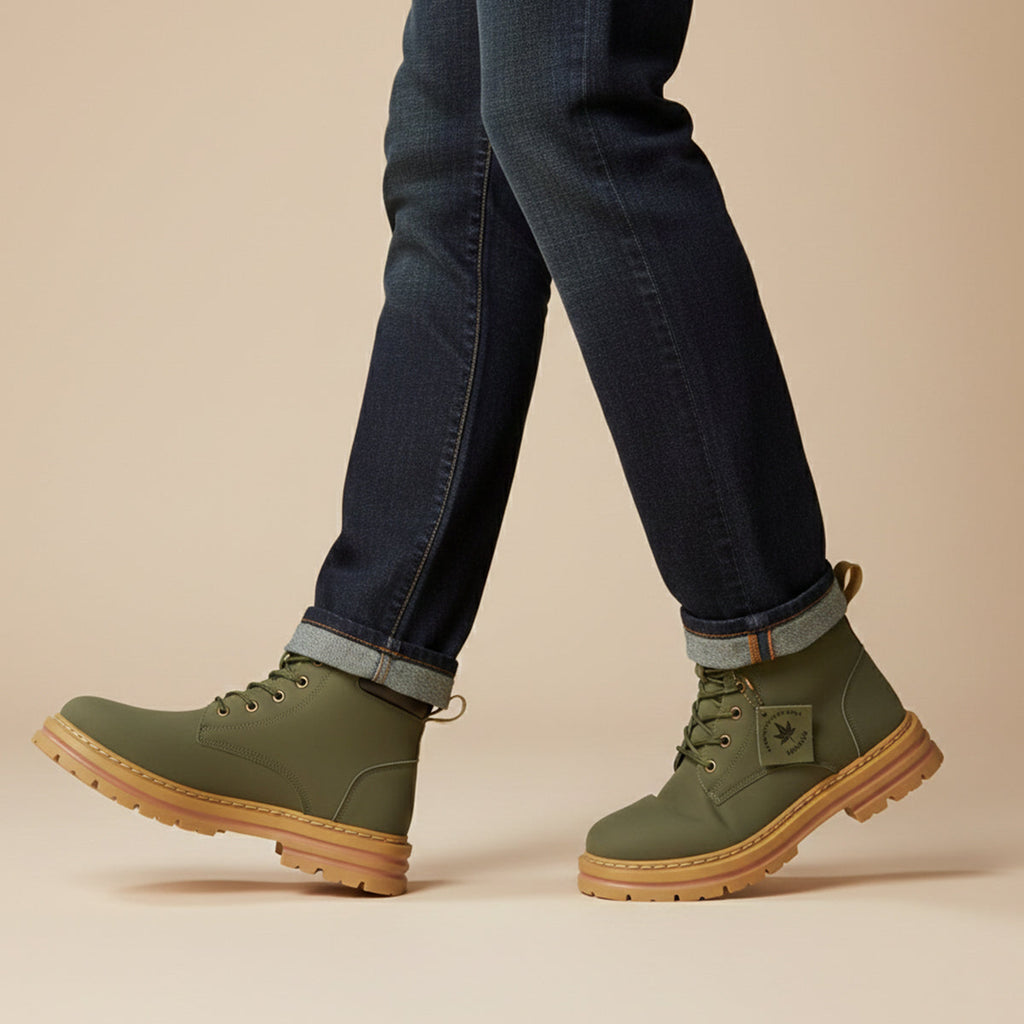 Men's fur-lined insulated snow boots — additional view
