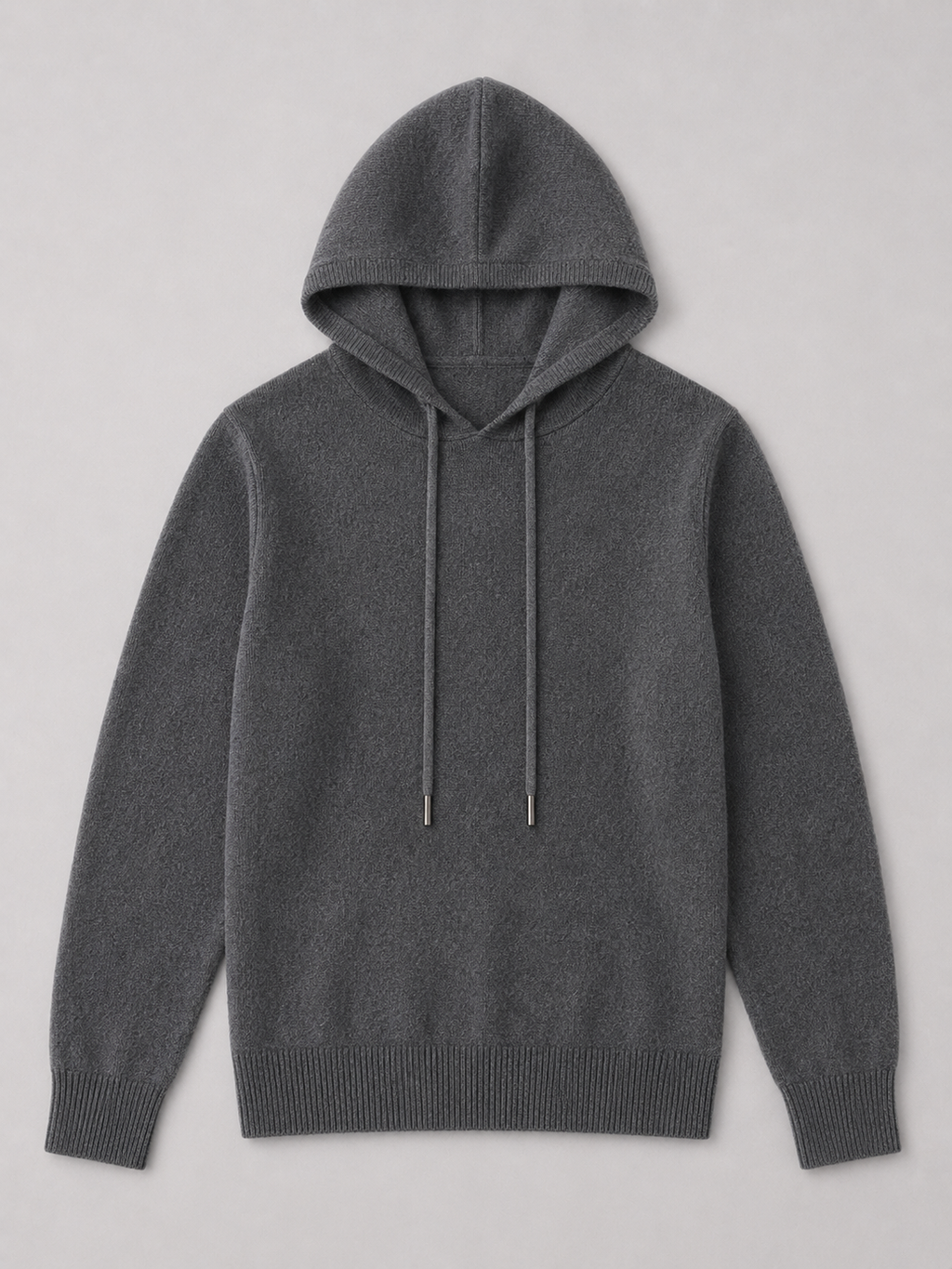 Men's hooded knit pullover sweater — additional view