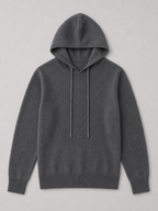 Men's hooded knit pullover sweater — additional view