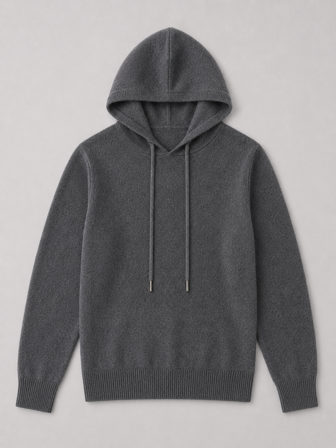 Men's hooded knit pullover sweater — additional view