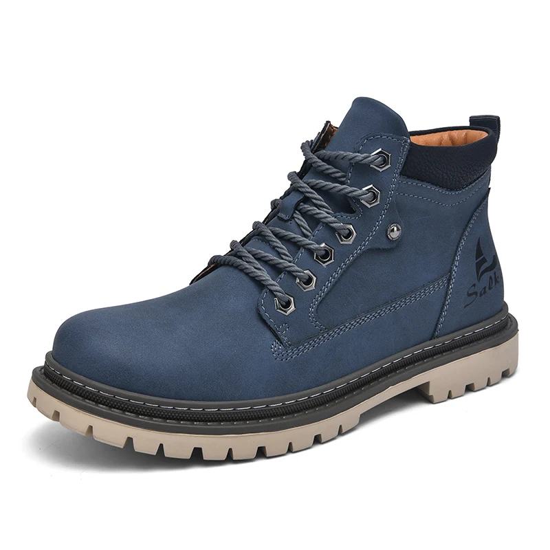 Men's waterproof leather hiking boots — additional view