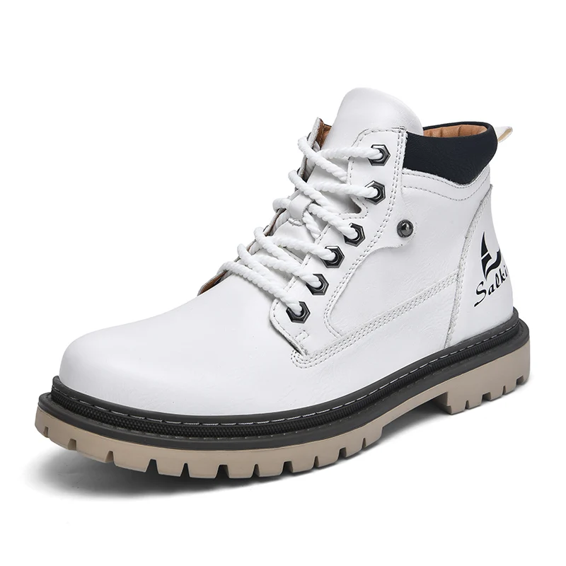 Men's waterproof leather hiking boots — additional view