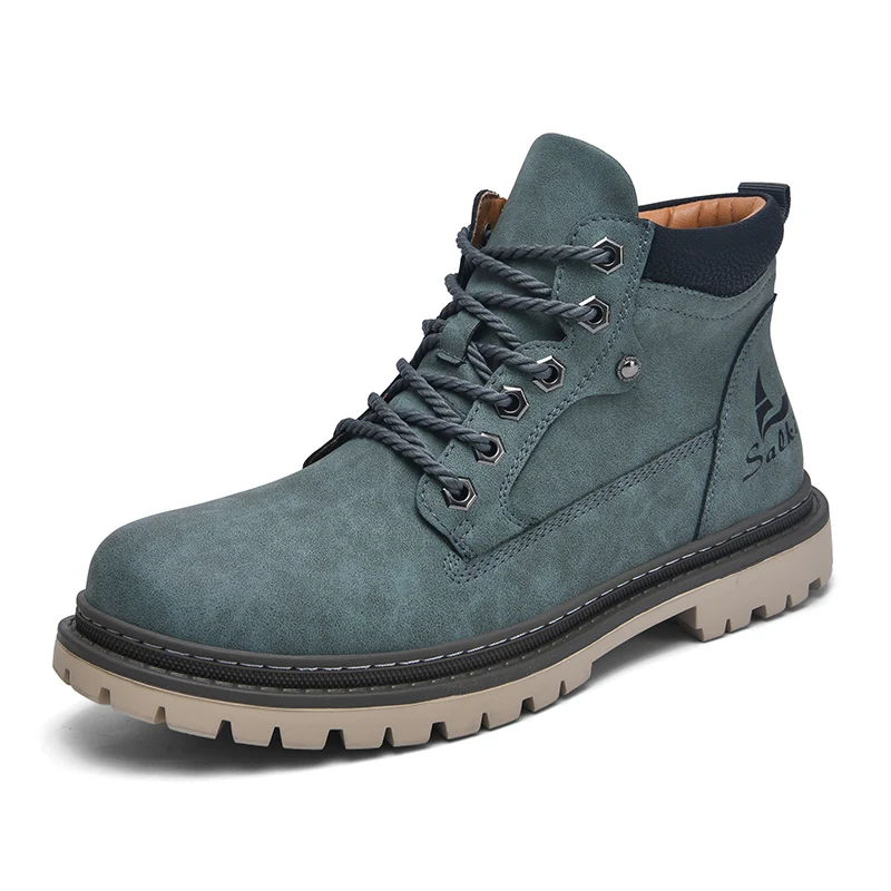 Men's waterproof leather hiking boots — additional view