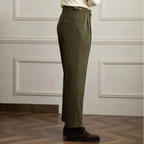 Men's high-waisted corduroy trousers — additional view