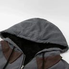 Men's hooded fleece-lined mid-season jacket — additional view