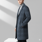 Braxton | Windowpane Wool Winter Coat