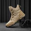 Men's insulated ankle boots in khaki