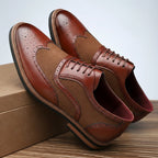 Men's brogue oxford dress shoes — alternate view