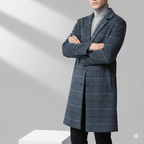 Braxton | Windowpane Wool Winter Coat