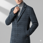 Braxton | Windowpane Wool Winter Coat