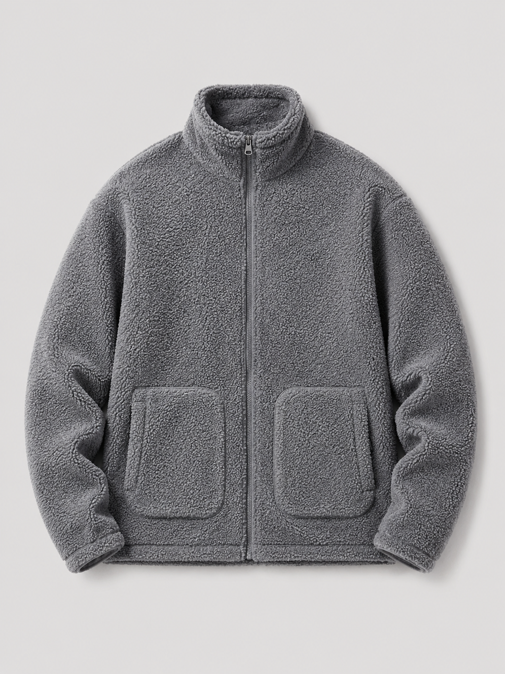 Men's zip-up stand-collar jacket — additional view