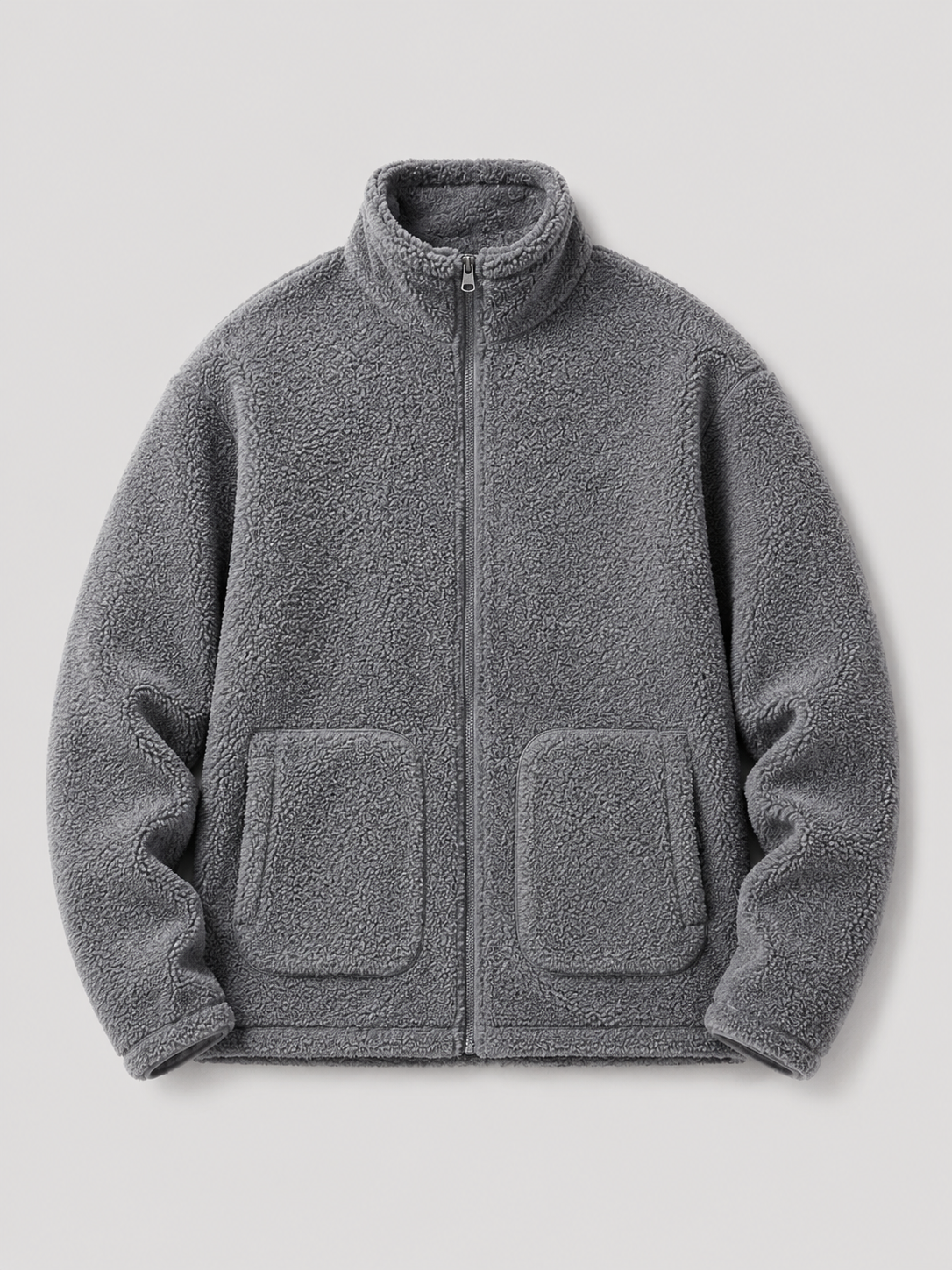 Men's zip-up stand-collar jacket — additional view