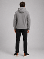 Men's windproof hooded fleece jacket — additional view