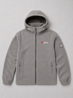 Men's windproof hooded fleece jacket — additional view
