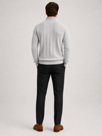 Men's jacquard quarter-zip sweater — additional view
