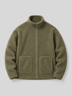 Men's zip-up stand-collar jacket — alternate view
