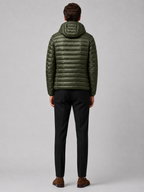 Men's lightweight hooded down jacket — additional view