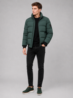 Men's thick zip-up puffer jacket — additional view