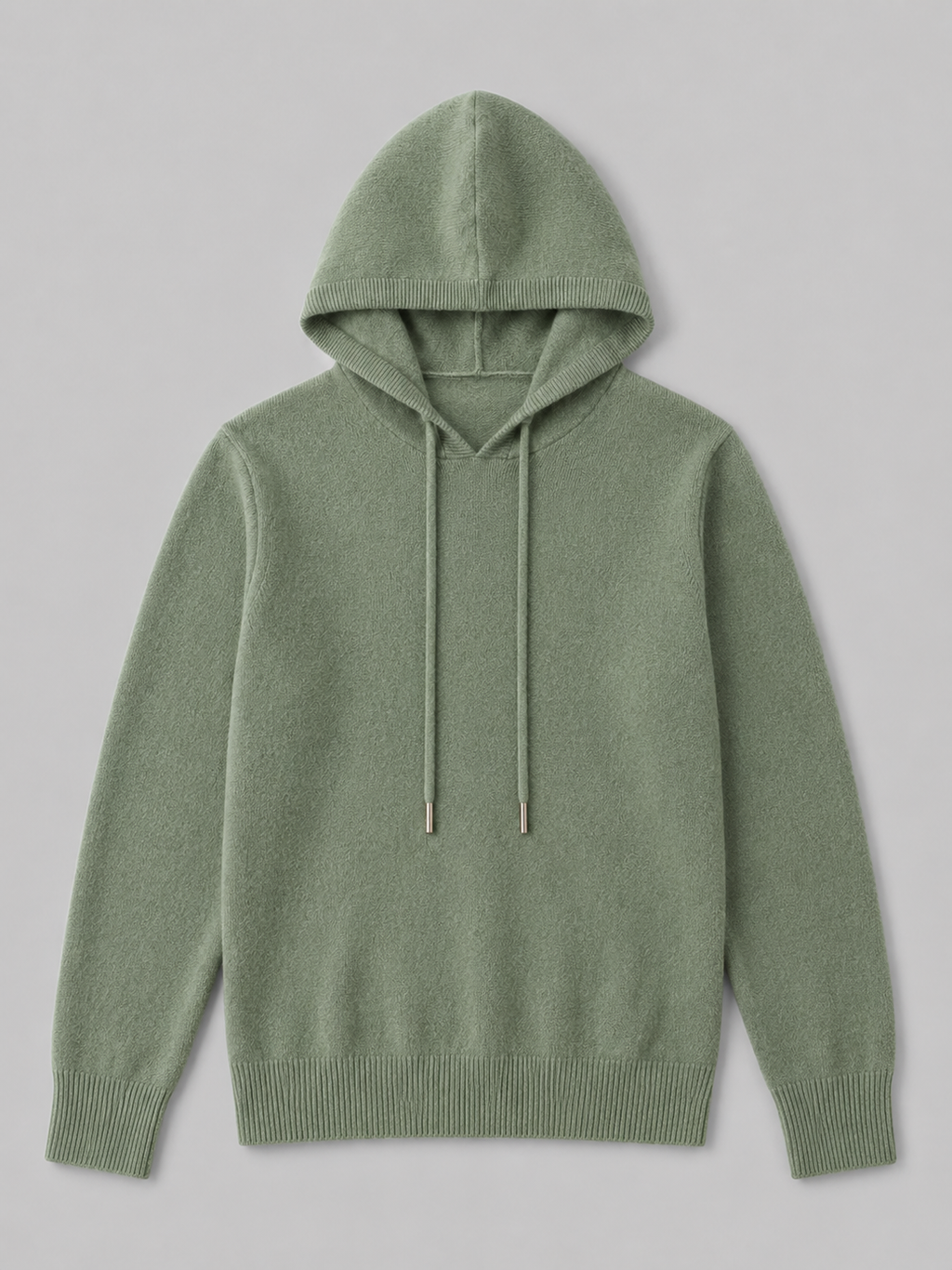 Men's hooded knit pullover sweater — additional view