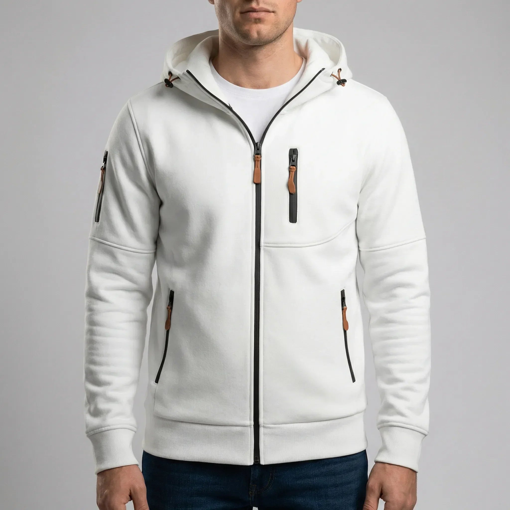 Bram | Zip-Up Hooded Fleece Jacket