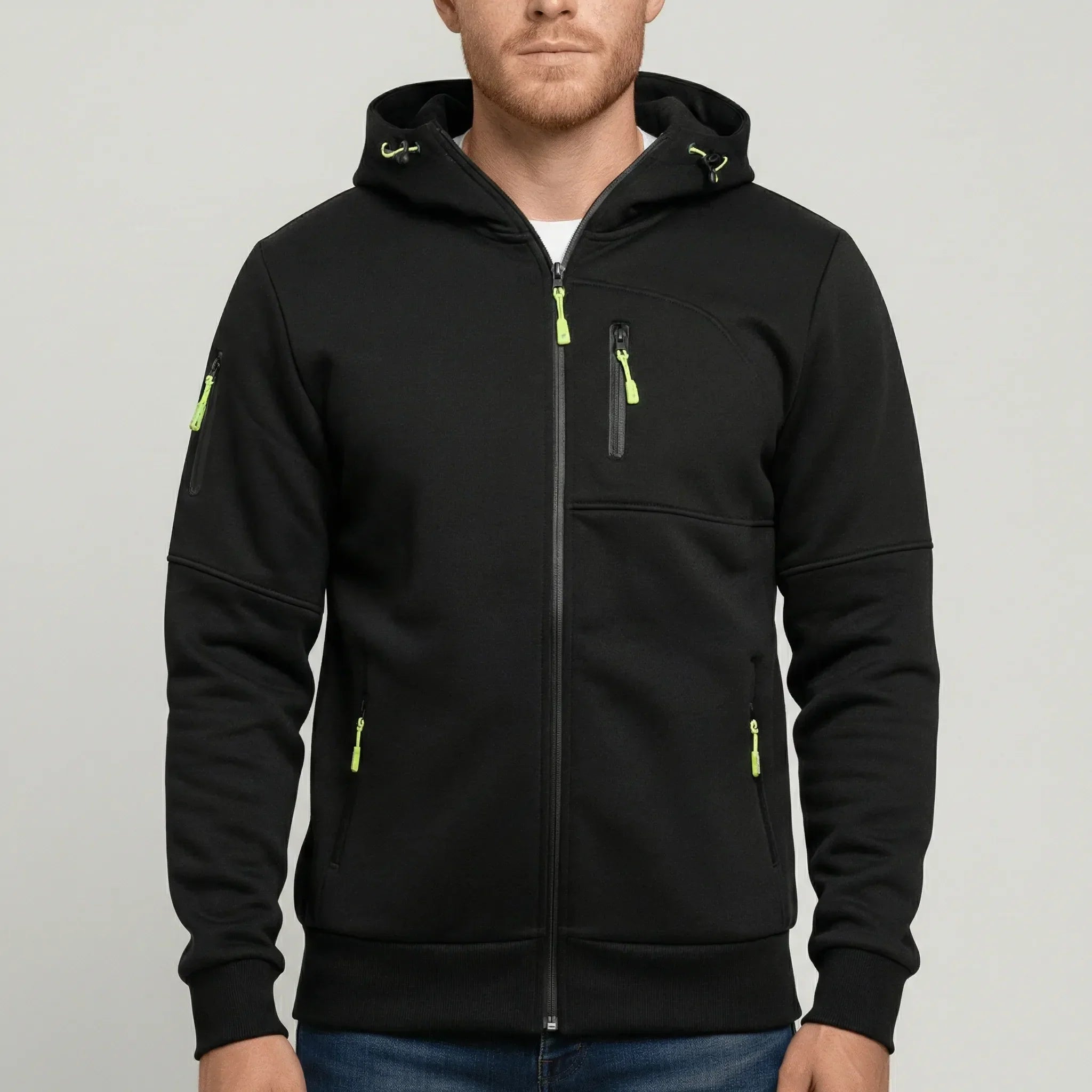 Bram | Zip-Up Hooded Fleece Jacket