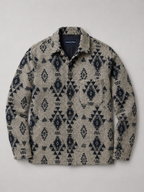 Men's brushed heavyweight flannel shacket — alternate view