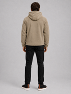 Men's windproof hooded fleece jacket — additional view