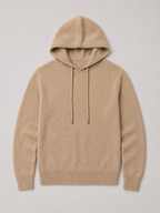 Men's hooded knit pullover sweater — additional view