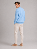 Men's cable-knit crew neck pullover — additional view