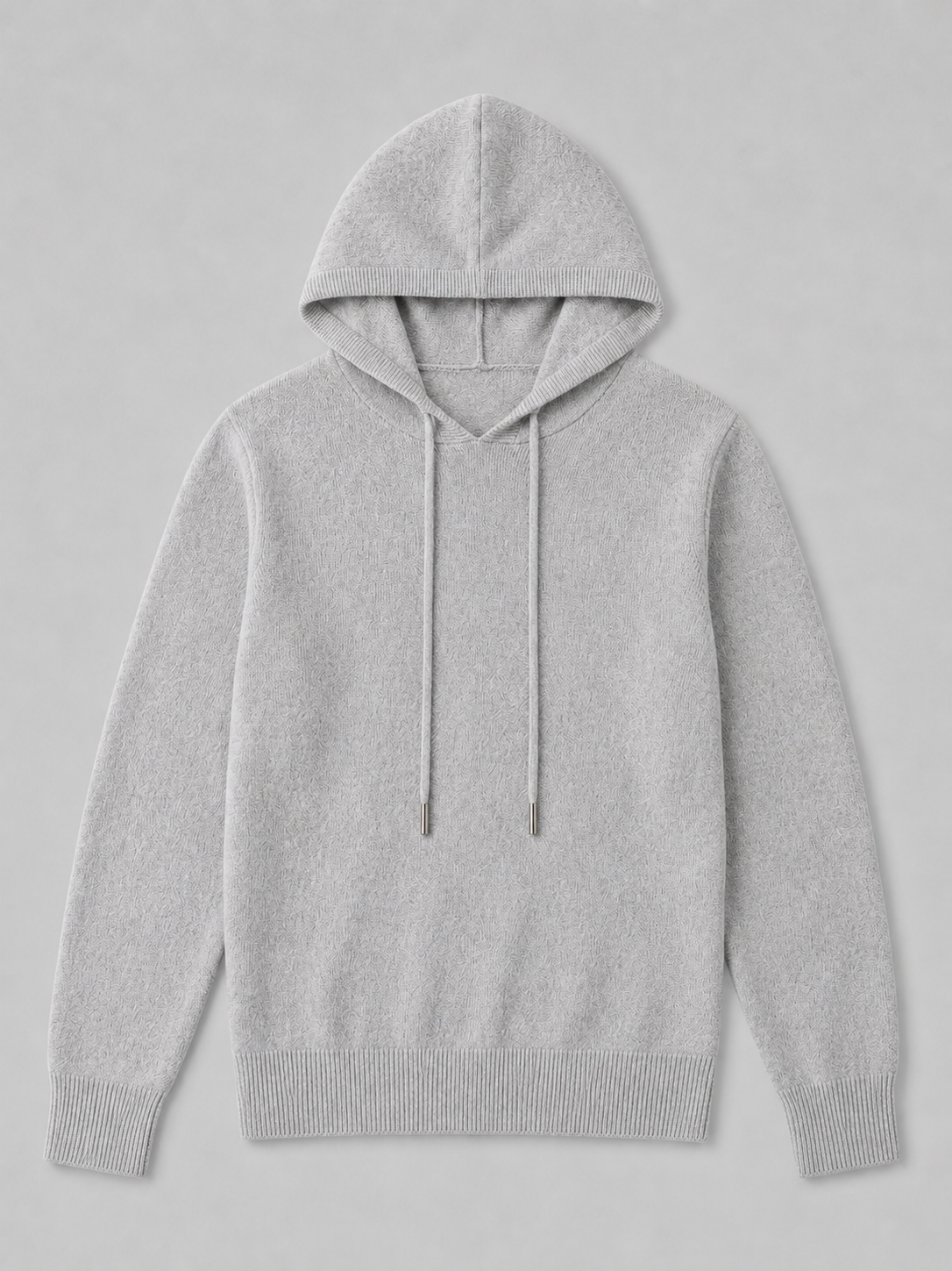 Men's hooded knit pullover sweater — additional view