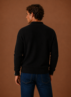 Men's zip-up ribbed cardigan — additional view