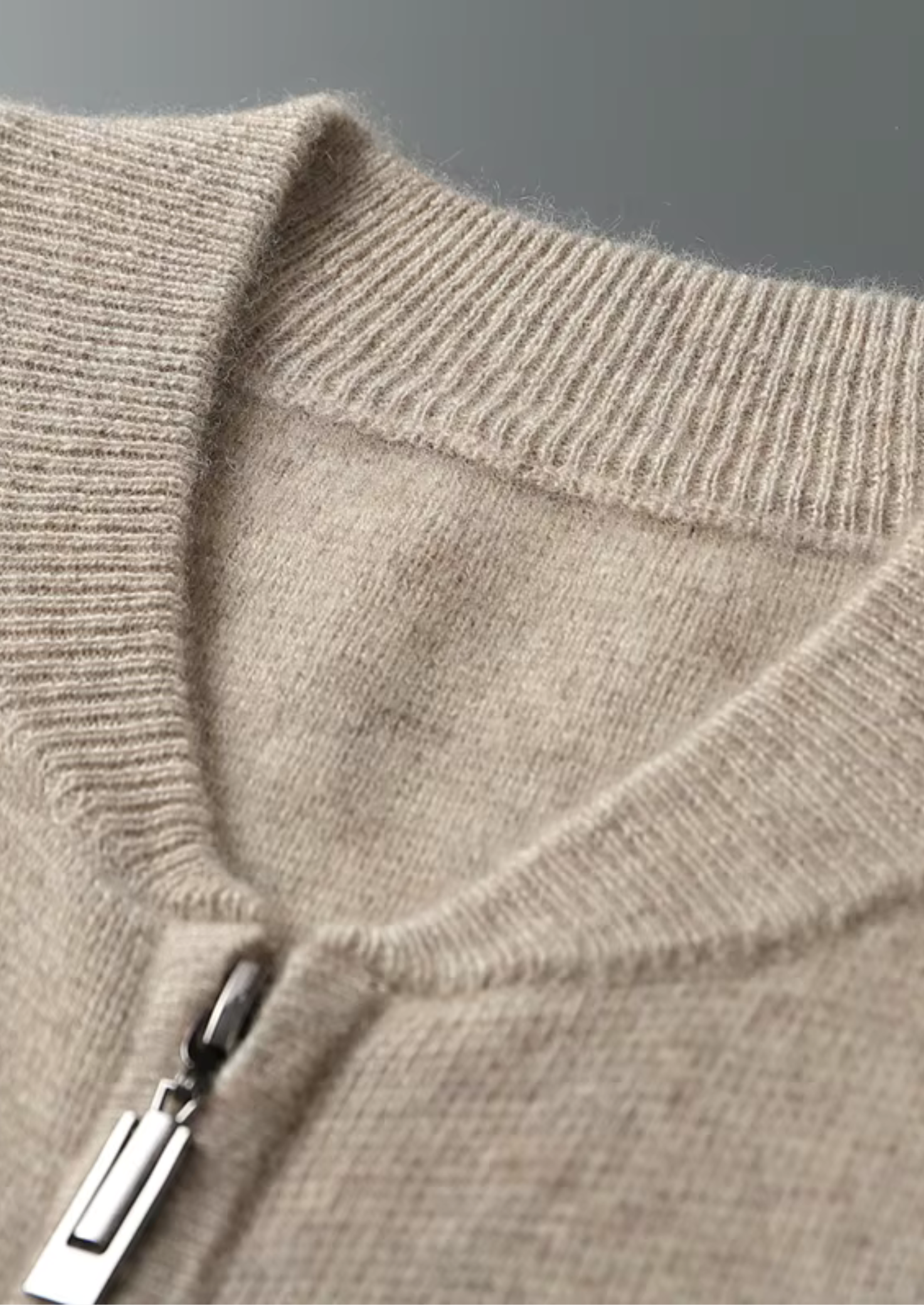 Men's two-piece ribbed drawstring pants set — detail view