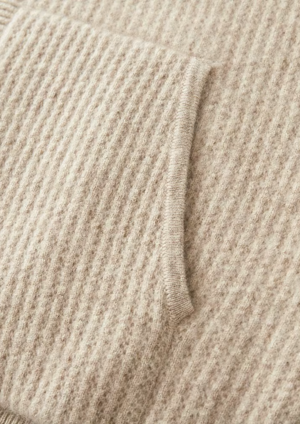 Men's zip-up waffle-knit hoodie — additional view
